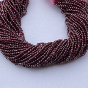 Đá Garnet Đỏ Siêu Nhỏ Tự Nhiên 2Mm 3Mm 4Mm Đá Xu Hướng Chuỗi Hạt Làm Đồ Trang Sức Nhà Cung Cấp - Product Image 3