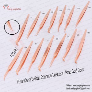 Nhíp Sợi Lông Mi Nhíp Nối Mi Bằng Vàng Hồng Thép Không Gỉ Chất Lượng Hàng Đầu Nhíp Thiết Kế Mới Mọi Kiểu Đầu - Product Image 1