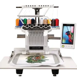 Authentic Brother Entrepreneur Pro X PR1050X Embroidery Machine & Hat Hoops kits
