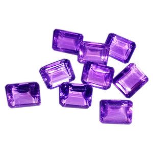 Pierres précieuses calibrées en vrac améthyste violette meilleure vente pierre de naissance naturelle février forme rectangulaire pour la fabrication de bijoux - Product Image 4