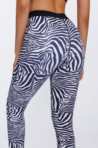 Mallas estampadas con sublimación reflectantes para mujer, ropa deportiva de entrenamiento, Yoga, gimnasio, venta al por mayor - Product Image 5