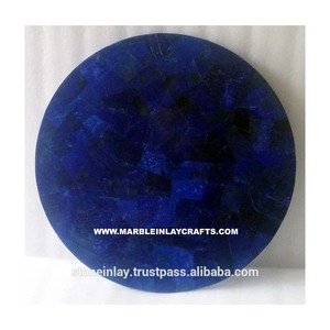 อัญมณีกึ่งมีค่ารูปทรงกลม Lapis Lazuli โต๊ะกาแฟ - Product Image 1