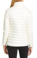 Veste bomber pour femme avec logo personnalisé, service OEM, imperméable, respirante, écologique, manteau d'hiver avec impression en relief, à capuche