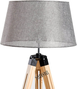 Trépied led au design moderne, luminaire décoratif d'intérieur, idéal pour un salon ou une chambre à coucher - Product Image 1