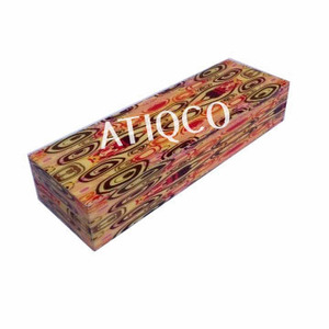 Boîte à bijoux moderne ATIQCO en MDF laqué blanc avec motif floral, rangement gain de place pour chambre et salon - Product Image 4