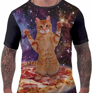 T-shirt de style HIP-HOP avec impression pleine couleur, grande taille, mode 2020 - Product Image 1