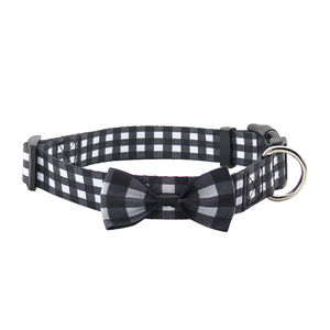 <span class=keywords><strong>Tartan</strong></span> Kerah Anjing Kustom Kerah Pita Anjing Personalisasi Bandana Anjing Kerah Latihan Tugas Berat untuk Anjing Kualitas Terbaik - Product Image 1