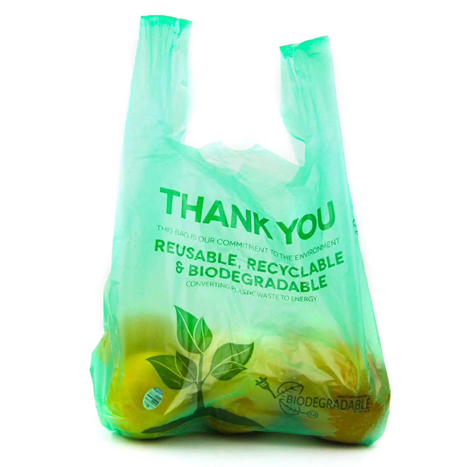 100% 生分解性工業用バッグ医療産業用パッキングプラスチック製ゴミ袋