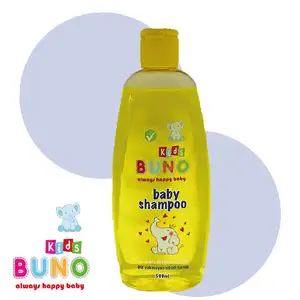 BUNO婴儿洗发水500毫升瓶无眼泪神奇配方黄色婴儿头发洗发水液体肥皂儿童火鸡制造