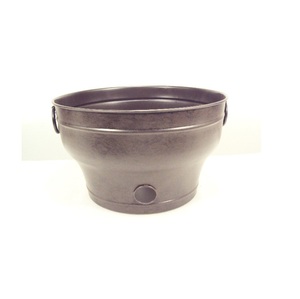 Olla decorativa para manguera martillada | Soporte para manguera de agua de hierro | Olla para manguera de jardín - Product Image 6