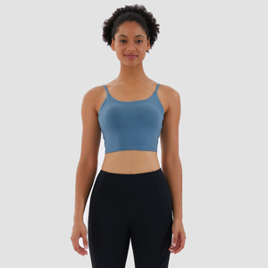 Manufacturer 2022 Gym Fitness Yoga Sleeveless Shirts Workout OEM Logo Embroidery Ladies custom women Best tank <b>top</b> - Product Image 6