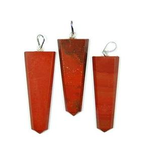 สร้อยคอจี้จุดแจสเปอร์สีแดงสร้อยคอจี้คริสตัลรักษาธรรมชาติ - Product Image 1