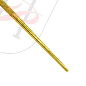 Eyelash Extension Croyder Harrop Round & <b>Rectangular</b> <b>Mirror</b> in <b>Gold</b> Color with Stainless Steel Handle Private Label - Product Image 4