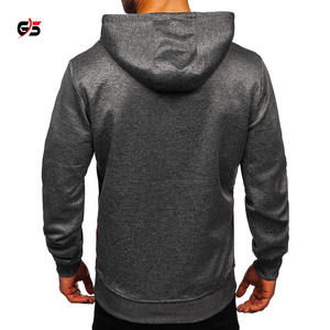 Sweat à capuche 100% coton molletonné pour homme, Logo personnalisé brodé, produit de haute qualité, Service OEM, 2020 - Product Image 4