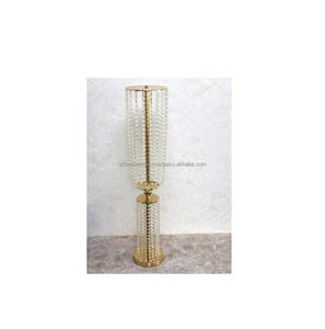 Florero de Metal chapado en oro para decoración del hogar y de la boda, maceta de Metal para flores, precio al por mayor - Product Image 3