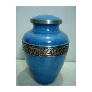 Crinière conception moderne pour hommes, Urn gravée, élégante, bleue, classique, pour ceintures naturelles, capacité de 200lb, convient pour les niches levariennes - Product Image 6