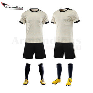 Equipo de fútbol de los hombres Set Barato al por mayor Uniforme Diseños Fútbol Jersey-Ropa de fútbol - Product Image 3
