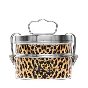 king International High Quality Multicolor Stackable Stainless Steel Bento <b>Lunch</b> Printed Red <b>Lunch</b> <b>Box</b> Gifting Ware Best Tiffin - Product Image 3