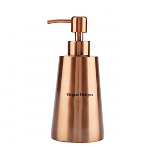 คุณภาพสูงElegant Designerทองแดงโลหะเครื่องจ่ายสบู่หรูหราอินเดียสไตล์ตารางเครื่องจ่ายสบู่เหลวคุณภาพที่ดีที่สุด - Product Image 1