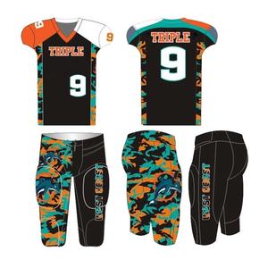 Top diseño personalizado y equipo de sublimación desgaste uniforme de fútbol americano para Unisex nueva llegada transpirable uniforme de fútbol americano - Product Image 6