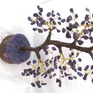 Venta al por mayor 180-Chip amatista cuarzo Feng Shui curación piedra preciosa árbol tallado amor estilo ágata para decoración del hogar grabado - Product Image 1