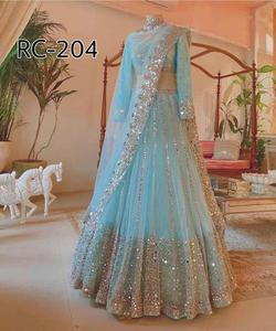 Designer georgette saisonnière broderie lourde mariée porter lehenga choli avec dupatta prix le plus bas vêtement ethnique ApparelGarment - Product Image 6
