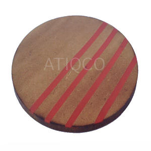 Posavasos de madera MDF moderno e inteligente, posavasos con incrustaciones de resina de estilo Retro, alfombrillas y almohadillas de diseño de Color personalizado - Product Image 4