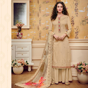 ผ้าปักลายลูกไม้ปักลายลูกไม้แขนครึ่งท่อนมาใหม่ดอกไม้หนาสไตล์ anarkali ใส่500สำหรับผู้ใหญ่ - Product Image 1