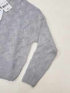 Overrun Branded Label Womens Ladies Casual Cable Knit <b>Baggy</b> <b>Long</b> Pullover Knitted Plain Sweater <b>Jumper</b> Tops Bangladesh Stock Lot - Product Image 3