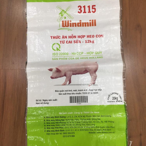 Vietnam de impresión con varios colores bolsa tejida PP para la alimentación animal - Product Image 1