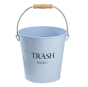 Poubelle en fer de taille personnalisable vintage faite à la main, plan simple, poubelle galvanisée, meilleure vente en gros sans couvercle - Product Image 4