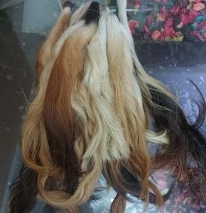 Cheveux de queue de vache bruts de qualité supérieure avec os, longueur 50-80 cm, pour la fabrication de brosses et l'artisanat - Product Image 2