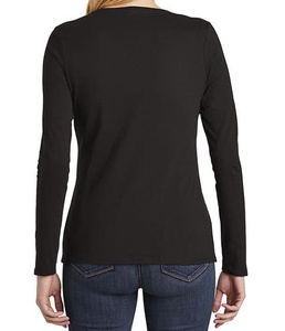 Nouveau haut court noir à dos ouvert pour femme, manches longues, 100% coton, séchage rapide, respirant, vêtements de fitness et de yoga - Product Image 5