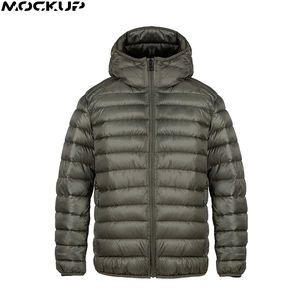 Chaqueta acolchada informal de invierno para hombre con capucha Ropa de moda de algodón de nueva marca - Product Image 6