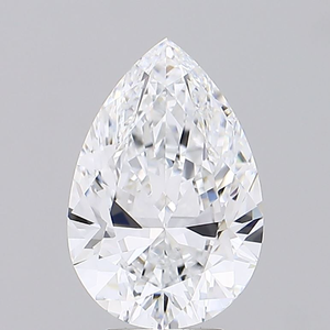 Diamant de laboratoire en forme de poire 3 carats E Color VVS1 Clarity IGI Certified Loose Lab Diamonds for Jewelry making - Product Image 3