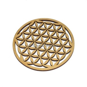 Comprar posavasos de madera en línea | Posavasos de madera grabado Healing Of Life - Product Image 1