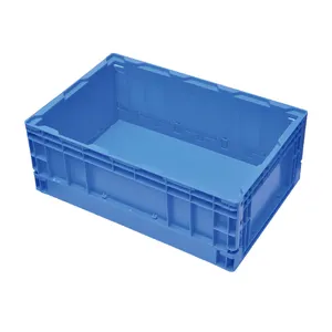 Folding Plastic Transportation Collapsible Moving Box Container crates cheap