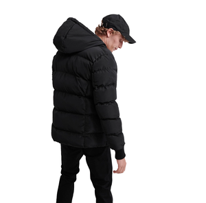 Shanawar Custom Men's Winter Waterproof Sheep Fur Puffer <b>Jacket</b> Bubble <b>Camo</b> Plus Size Hooded Polyester Casual Zipper Washed - Product Image 2