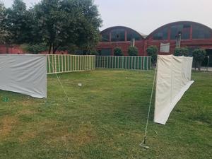 Arabic Desert Cotton Canvas <b>Wind</b>-<b>Breaking</b> Wall Tarp Outdoor Camping Sidewall Privacy Tent with <b>Wind</b>-<b>Breaking</b> Feature - Product Image 2