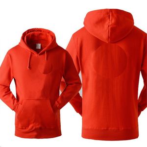 Sweat à capuche unisexe 100% coton avec logo personnalisé brodé sweats à capuche surdimensionnés imprimés en relief saison automne/hiver - Product Image 4