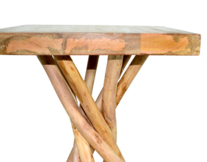 Customized Modern Style Large Square Wooden Ottoman <b>Stool</b> Bone Inlay 7 Wooden Legs Living Room Bedroom Kitchen Hotel 7 Hones - Product Image 2