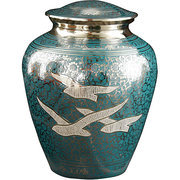 New Hot Selling Wholesale Cremation Urn Brass Cremation Urn Human Funeral Ashes <b>Keepsake</b> Metal <b>Memorial</b> Cremation Urns - Product Image 2