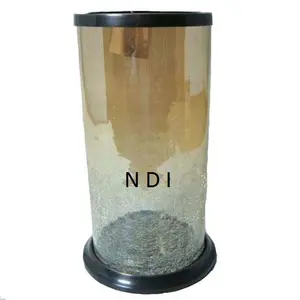 Metal & Glass Modern Design Tall Hurricane Candle Holder Tea light Hurricane Candle Holder Lamp Supplier & Manufacture