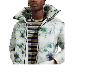New Casual Winter Mens Puffer <b>Jacket</b> Print with <b>Hood</b> for Men Standard Adults Bomber <b>Jacket</b> <b>Soft</b> - Product Image 4