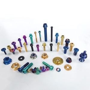 Tornillos de Titanio para Implantes Dentales, Tornillos y Tuercas de Titanio Gr5 con Cabeza Hexagonal, Tornillos de Titanio M3 para Motocicleta - Product Image 3