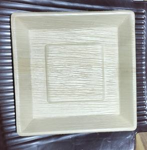 Platos y platos de hoja de palma Areca ecológicos de alta calidad, cuencos blancos, platos, patrón de planta, producto ecológico de alta calidad - Product Image 1