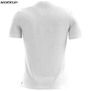 Camiseta de fútbol de manga corta con cuello levantado de secado rápido de 100% poliéster con impresión Digital personalizada para ropa de equipo Unisex para adultos - Product Image 6