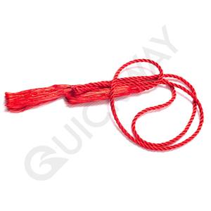 Cordon de fanion de fabrication pakistanaise sur mesure en gros, meilleur cordon de fanion de couleur rouge unie - Product Image 5