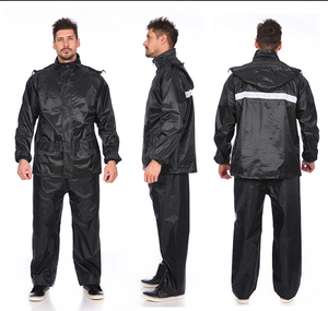 Chaqueta Impermeable de PVC 100%, Traje de Lluvia Unisex, Impermeable para Motocicleta con Cinta Reflectante, Personalizable OEM - Product Image 3
