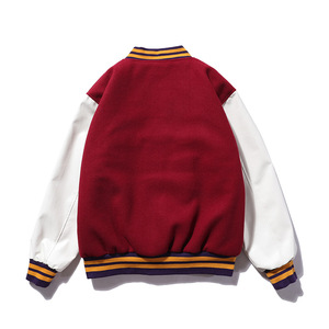 Veste universitaire en cuir sur mesure - Product Image 6